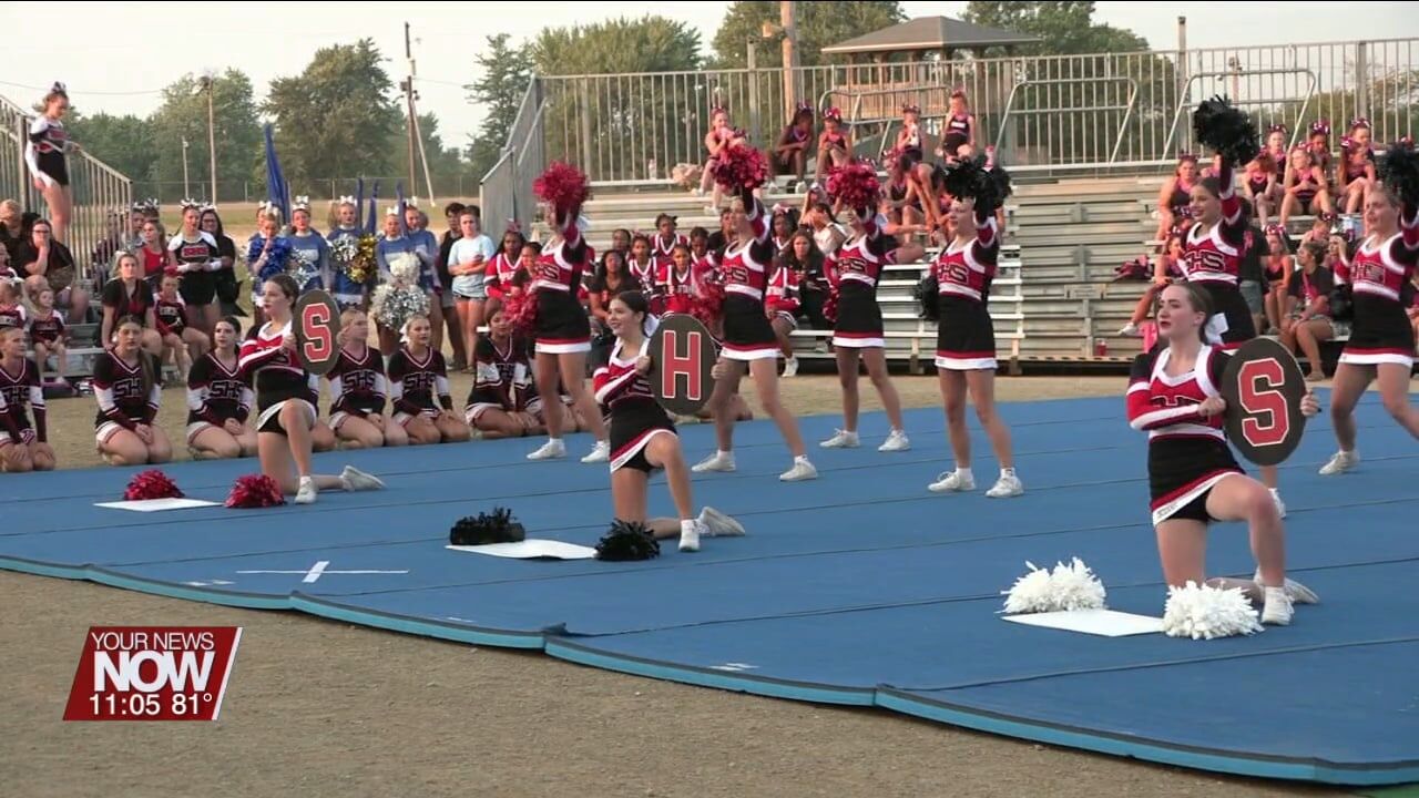 Region's cheer squads show Allen County Fairgoers what they're made of